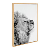 Sylvie Lion Self Actualizing Framed Canvas by kateandlaurel - product image 9 for Resin Society