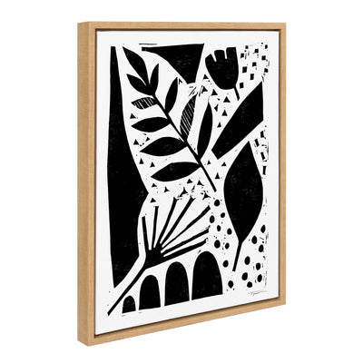 Sylvie Nature in the Abstract Framed Canvas by kateandlaurel - product image 2 for Resin Society