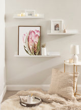 Sylvie Pink Protea Flower Framed Canvas by Amy Peterson by kateandlaurel - product image 16 for Resin Society