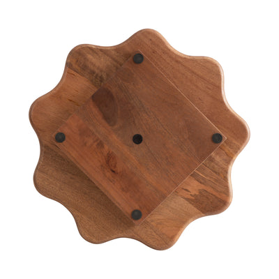 Alezar Wood Lazy Susan Tray