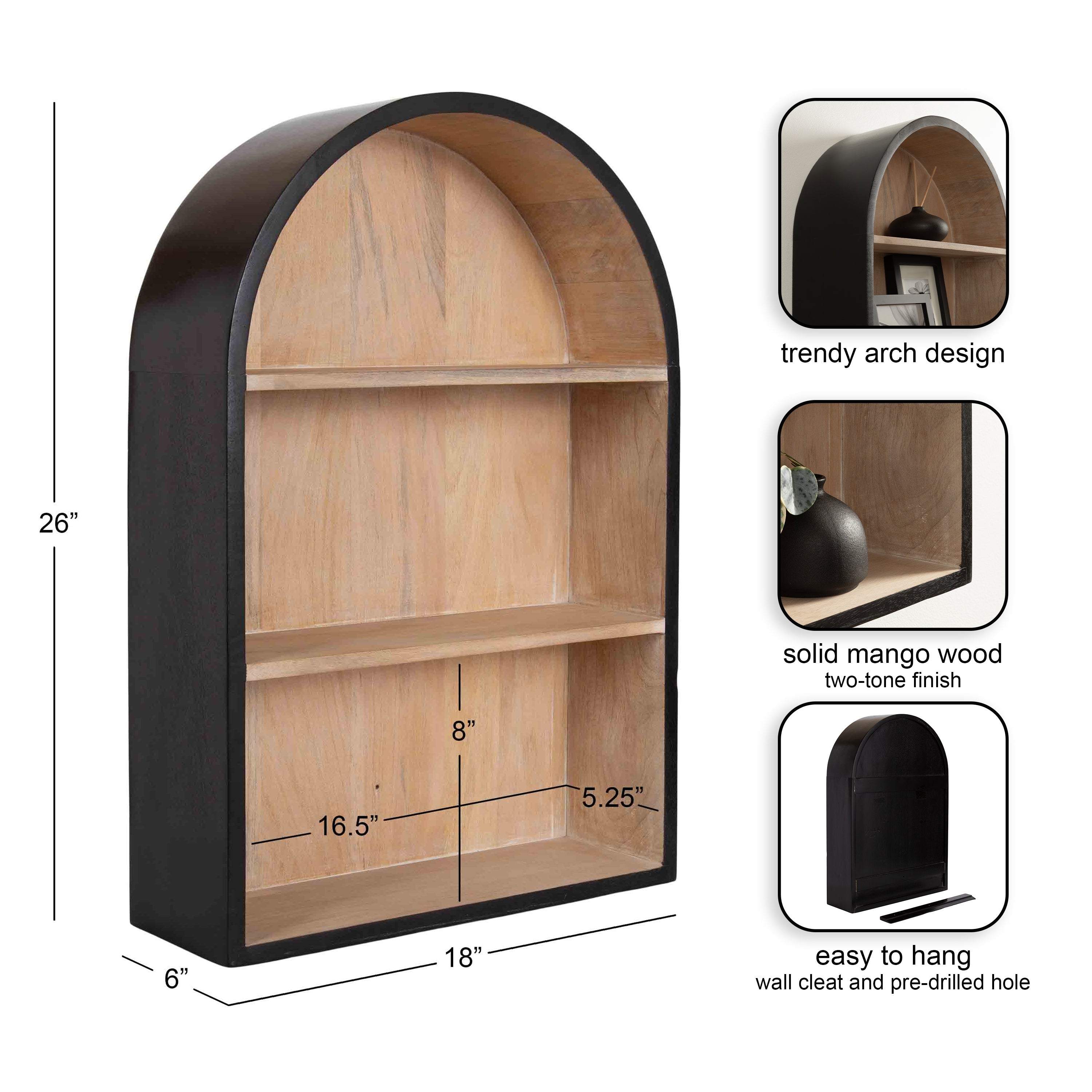 Arcott Arch Wall Shelf by kateandlaurel