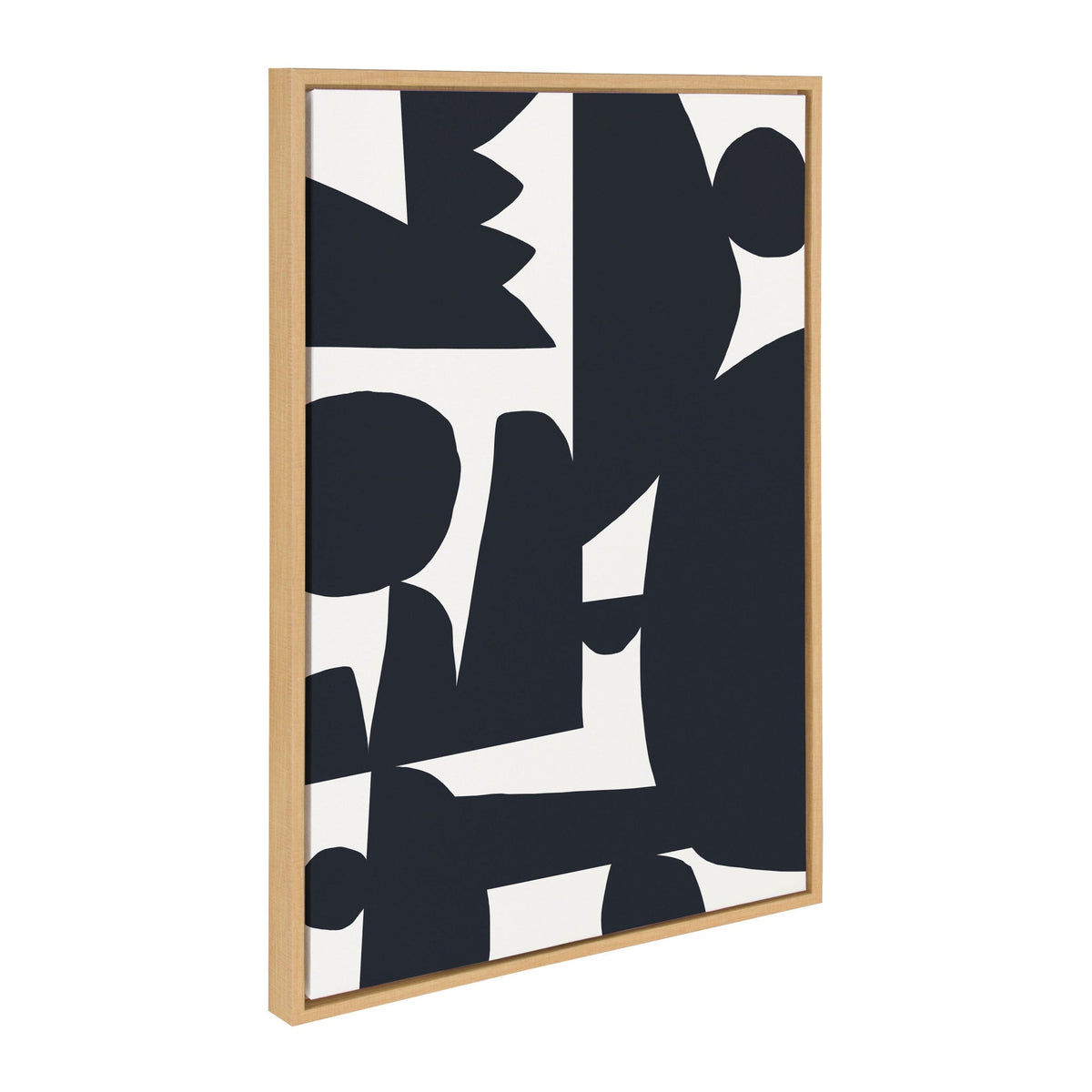 Sylvie Quiet Jungle 1 Framed Canvas by kateandlaurel - product image 2 for Resin Society