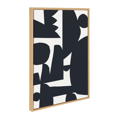 Sylvie Quiet Jungle 1 Framed Canvas by kateandlaurel - product image 2 for Resin Society