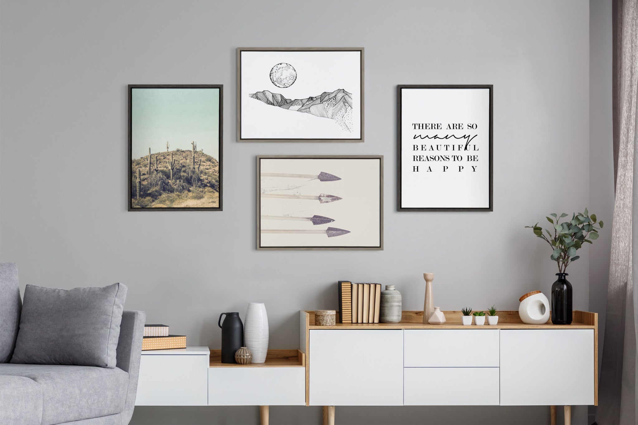 Sylvie Broadhead Framed Canvas by kateandlaurel - product image 7 for Resin Society