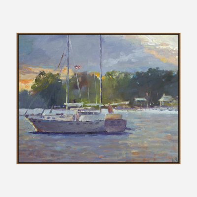 Long Day at Sea Artist Enhanced Canvas Print by John Beard Collection - product image 8 for Resin Society
