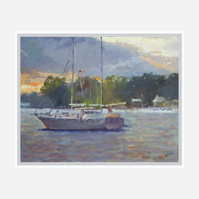Long Day at Sea Artist Enhanced Canvas Print by John Beard Collection - product image 6 for Resin Society