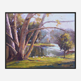 Looking Over Artist Enhanced Canvas Print by John Beard Collection - product image 5 for Resin Society