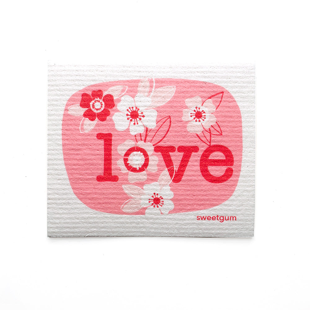 Love Swedish Dishcloth by sweetgum home, LLC - main product image for Resin Society