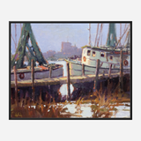 Low Country Docks Artist Enhanced Canvas Print by John Beard Collection - product image 5 for Resin Society