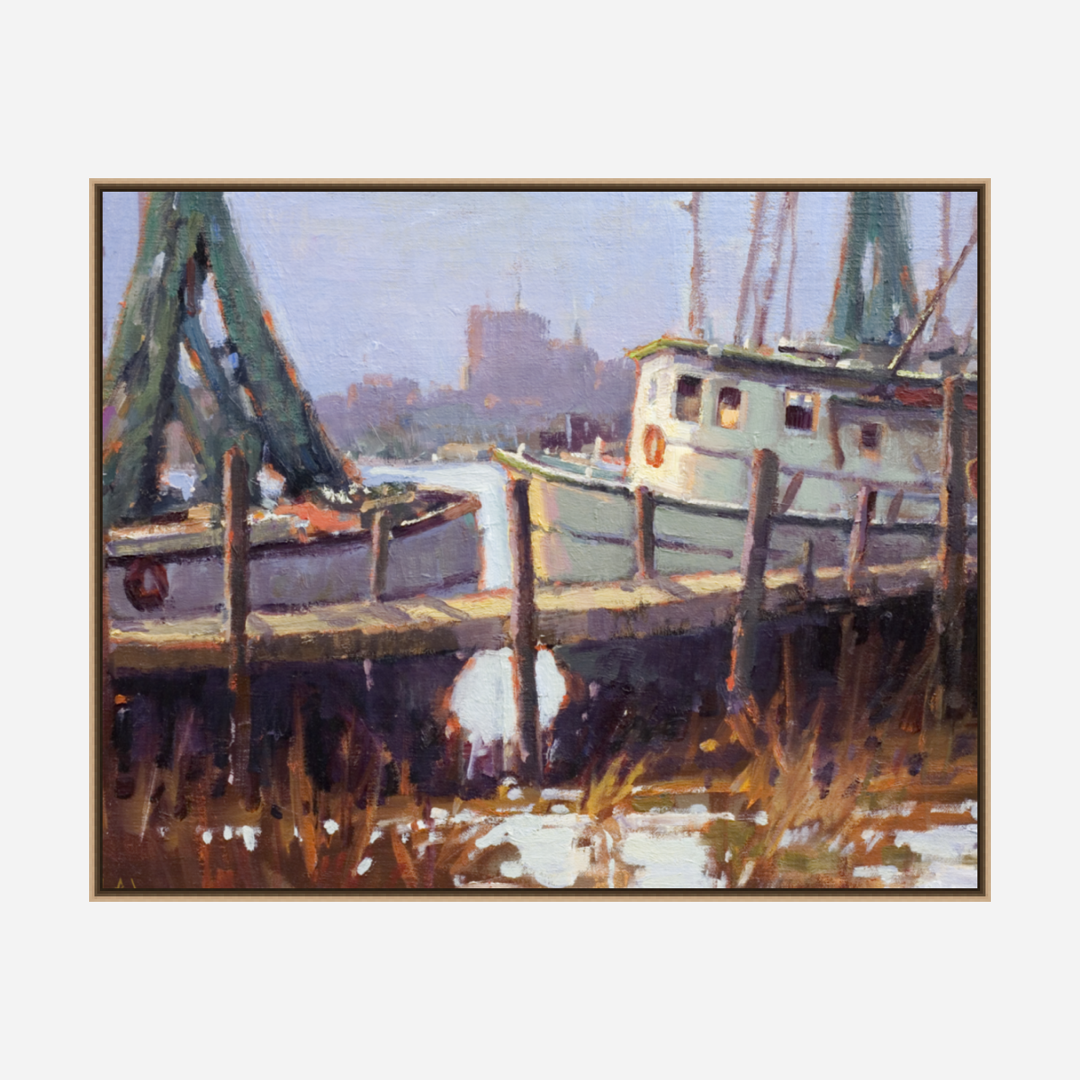 Low Country Docks Artist Enhanced Canvas Print by John Beard Collection - product image 8 for Resin Society