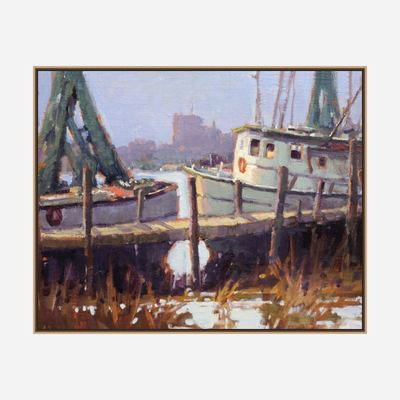 Low Country Docks Artist Enhanced Canvas Print by John Beard Collection - product image 8 for Resin Society