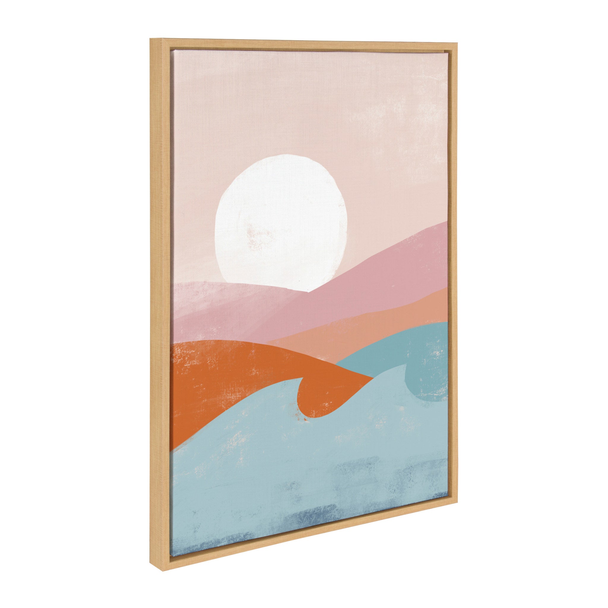 Sylvie Endless Summer Vertical Framed Canvas by kateandlaurel - product image 2 for Resin Society