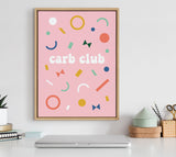 Sylvie Carb Club Framed Canvas by kateandlaurel - product image 7 for Resin Society