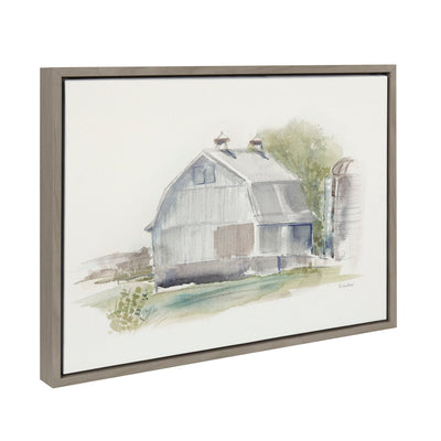 Sylvie Barn 1 Framed Canvas by kateandlaurel - product image 2 for Resin Society