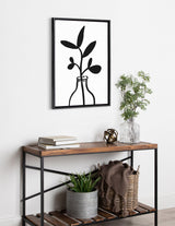 Sylvie Modern Botanical Vase 3 Framed Canvas by The Creative Bunch by kateandlaurel - product image 9 for Resin Society