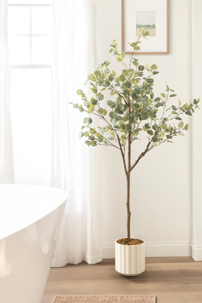 Eudora Faux Eucalyptus Tree - Kate and Laurel