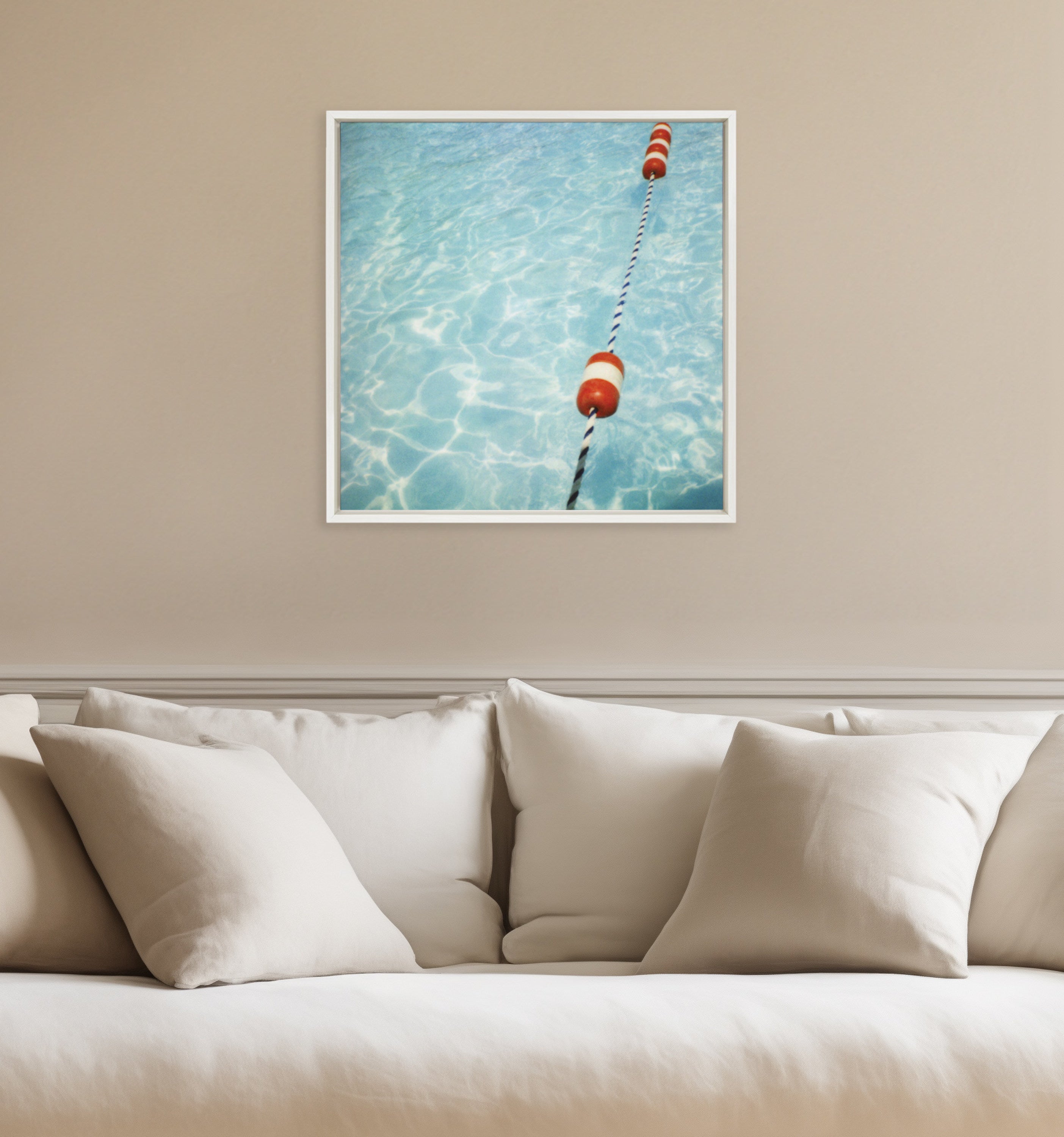 Sylvie Ropes Framed Canvas by Alicia Bock