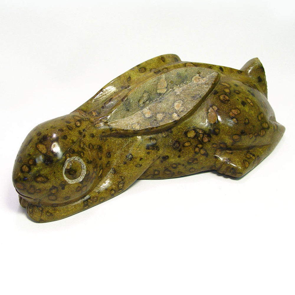 Handcarved Stone Rabbit by Mbare Ltd - main product image for Resin Society
