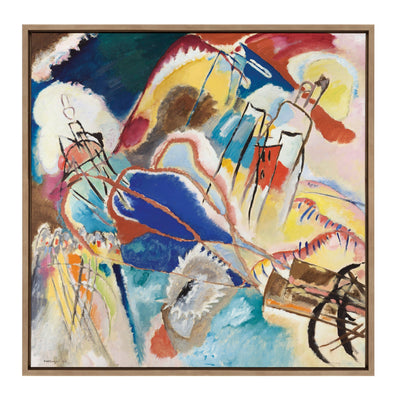 Sylvie Vasily Kandinsky Improvisation No 30 Cannons 1913 Framed Canvas by kateandlaurel - product image 2 for Resin Society