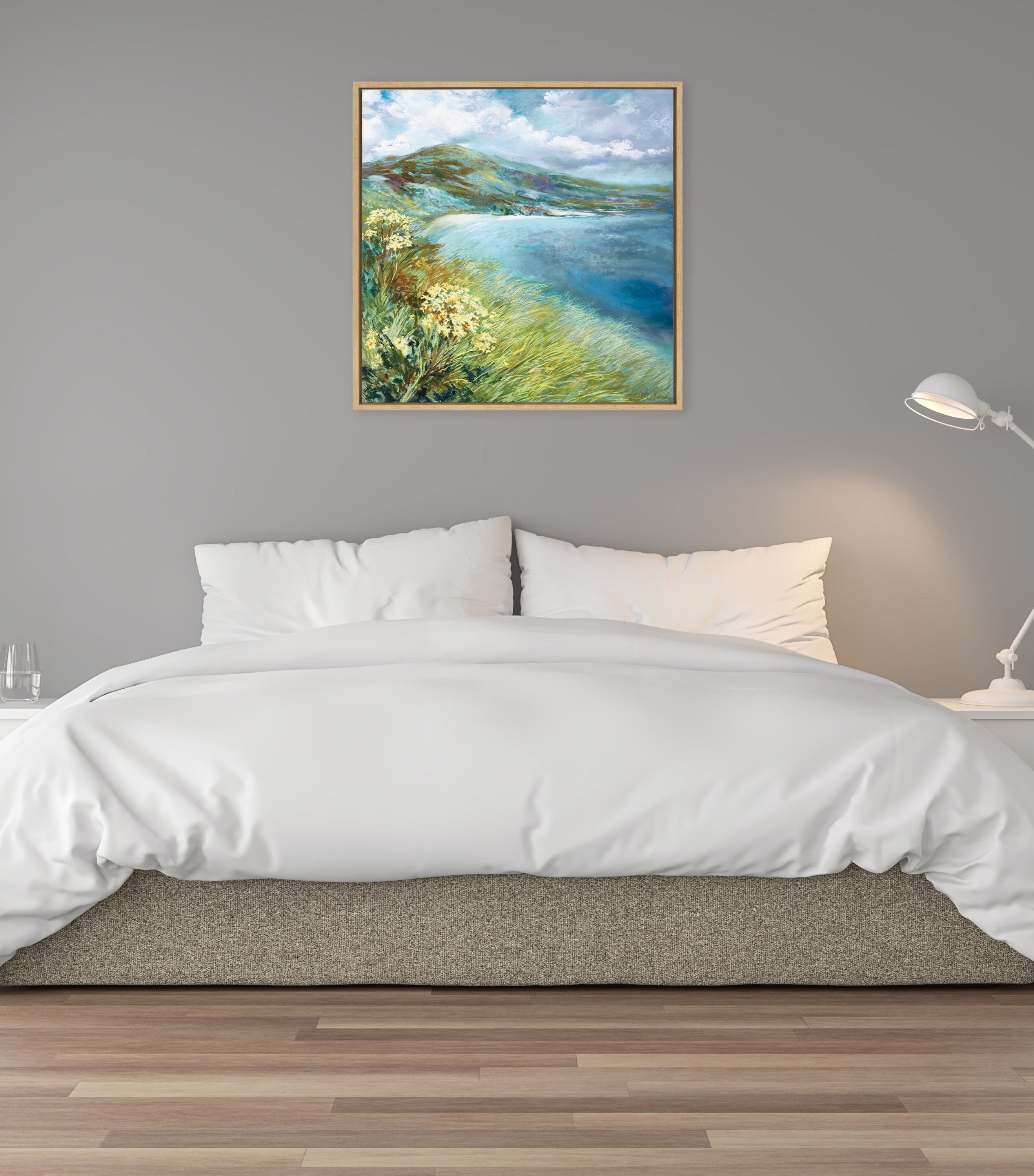 Sylvie Emerald Isle Ring of Kerry Framed Canvas by Nel Whatmore