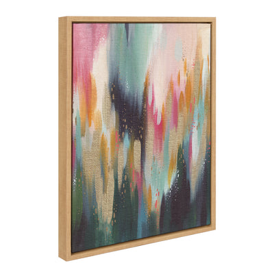 Sylvie Brushstroke 135 Framed Canvas by kateandlaurel - product image 2 for Resin Society