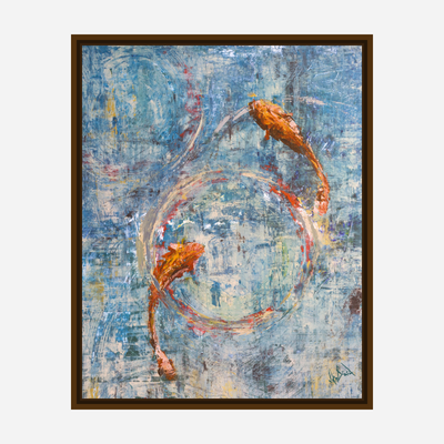 Lucky Gold I Artist Enhanced Canvas Print by John Beard Collection - product image 7 for Resin Society
