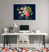 Sylvie Floralis C Framed Canvas
