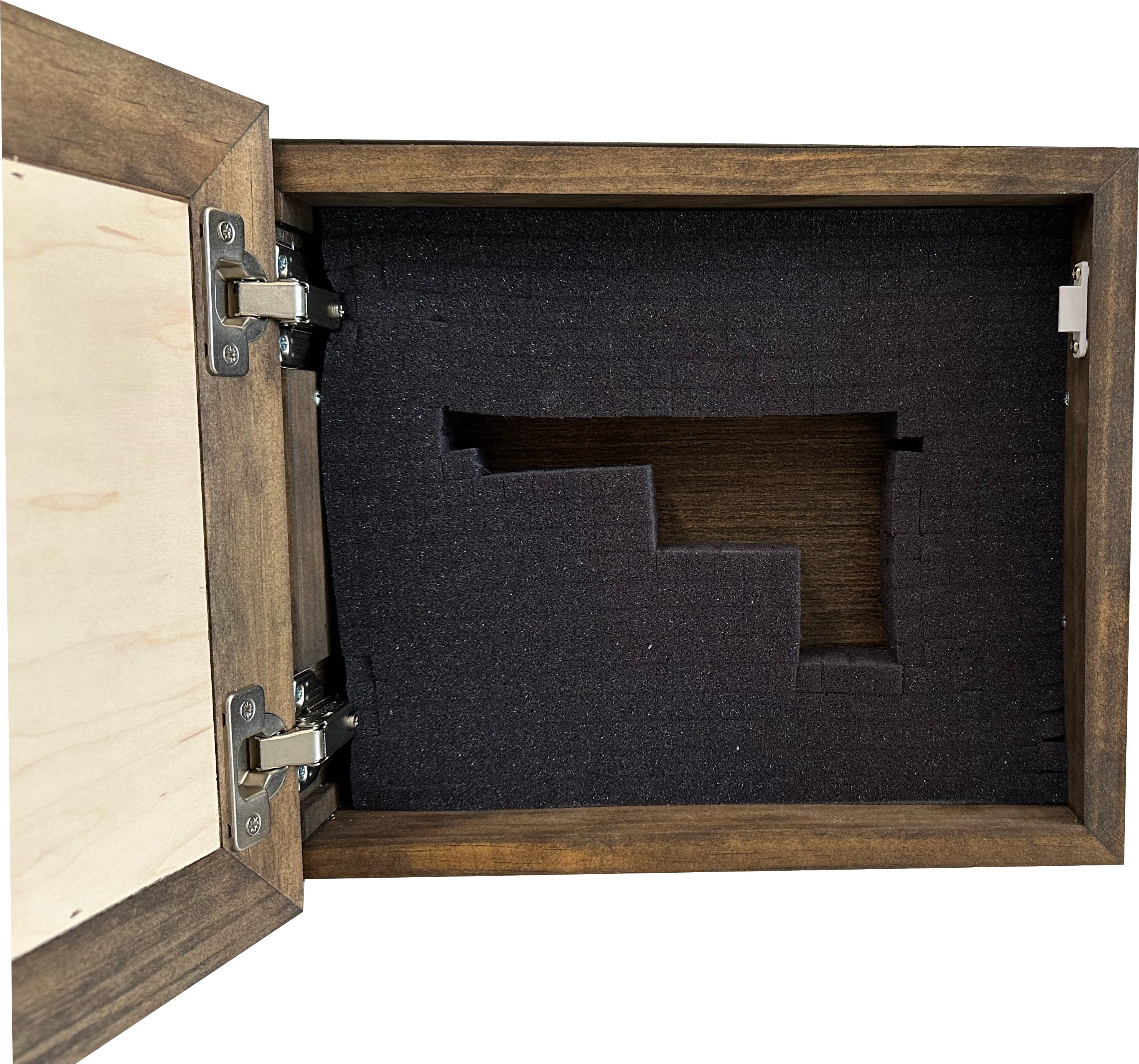 Hidden Gun Safe Recessed In Wall With Luke 11:21 Bible Verse Decoration by Bellewood Designs - product image 5 for Resin Society