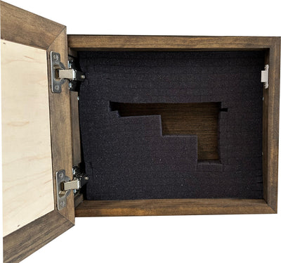 Hidden Gun Safe Recessed In Wall With Luke 11:21 Bible Verse Decoration by Bellewood Designs - product image 5 for Resin Society