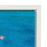 Sylvie Tropical Beach Framed Canvas by Simon Te by kateandlaurel - product image 3 for Resin Society