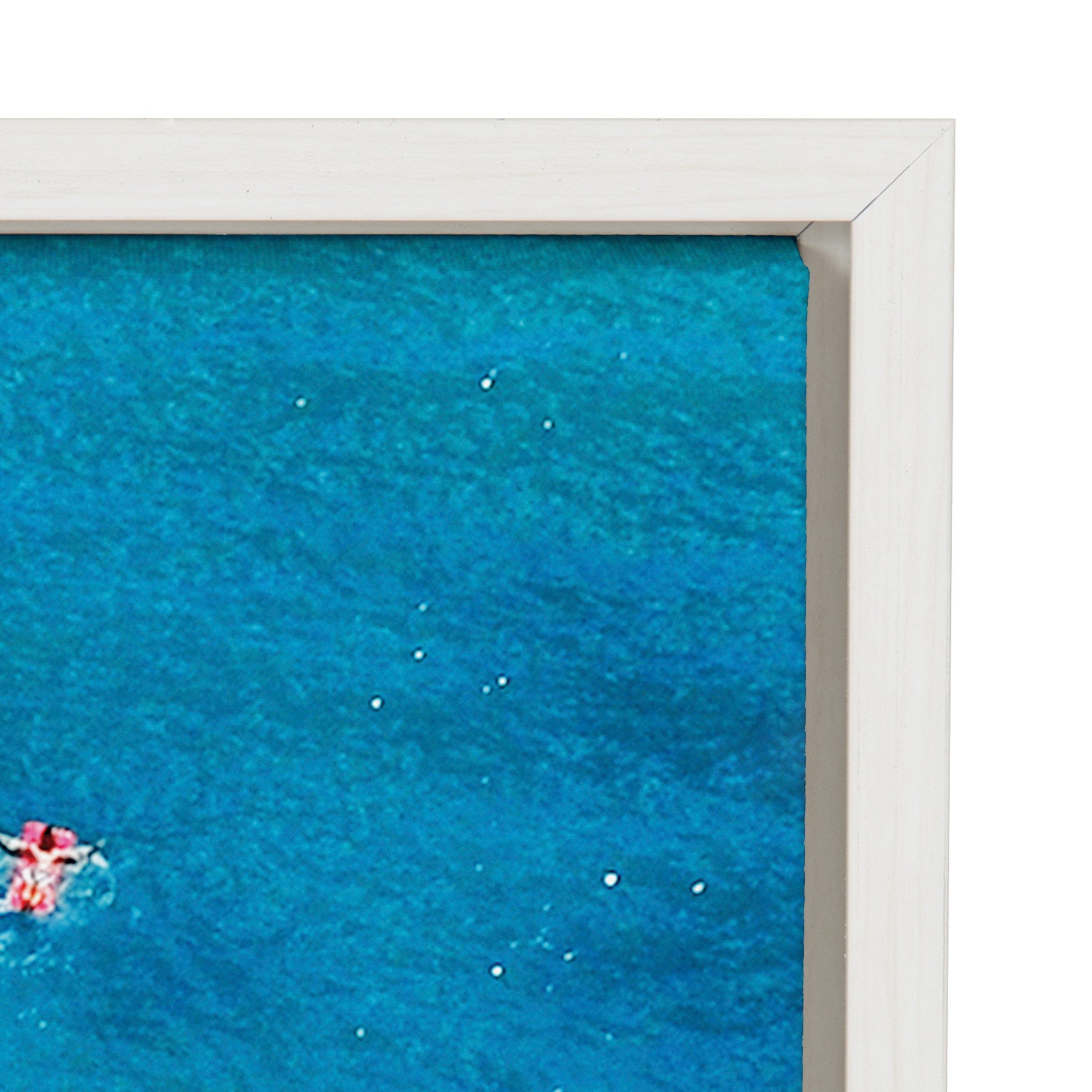 Sylvie Tropical Beach Framed Canvas by Simon Te by kateandlaurel - product image 3 for Resin Society