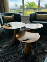 Resin Nesting Tables - Versatile Zigzag Epoxy Coffee Table Set by Gizz - product image 6 for Resin Society