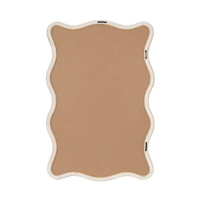 Rahfy Rattan Rectangle Scallop Mirror