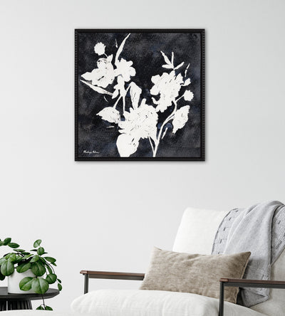 Sylvie Beaded Wildflowers Framed Canvas by Mackenzie Nelson