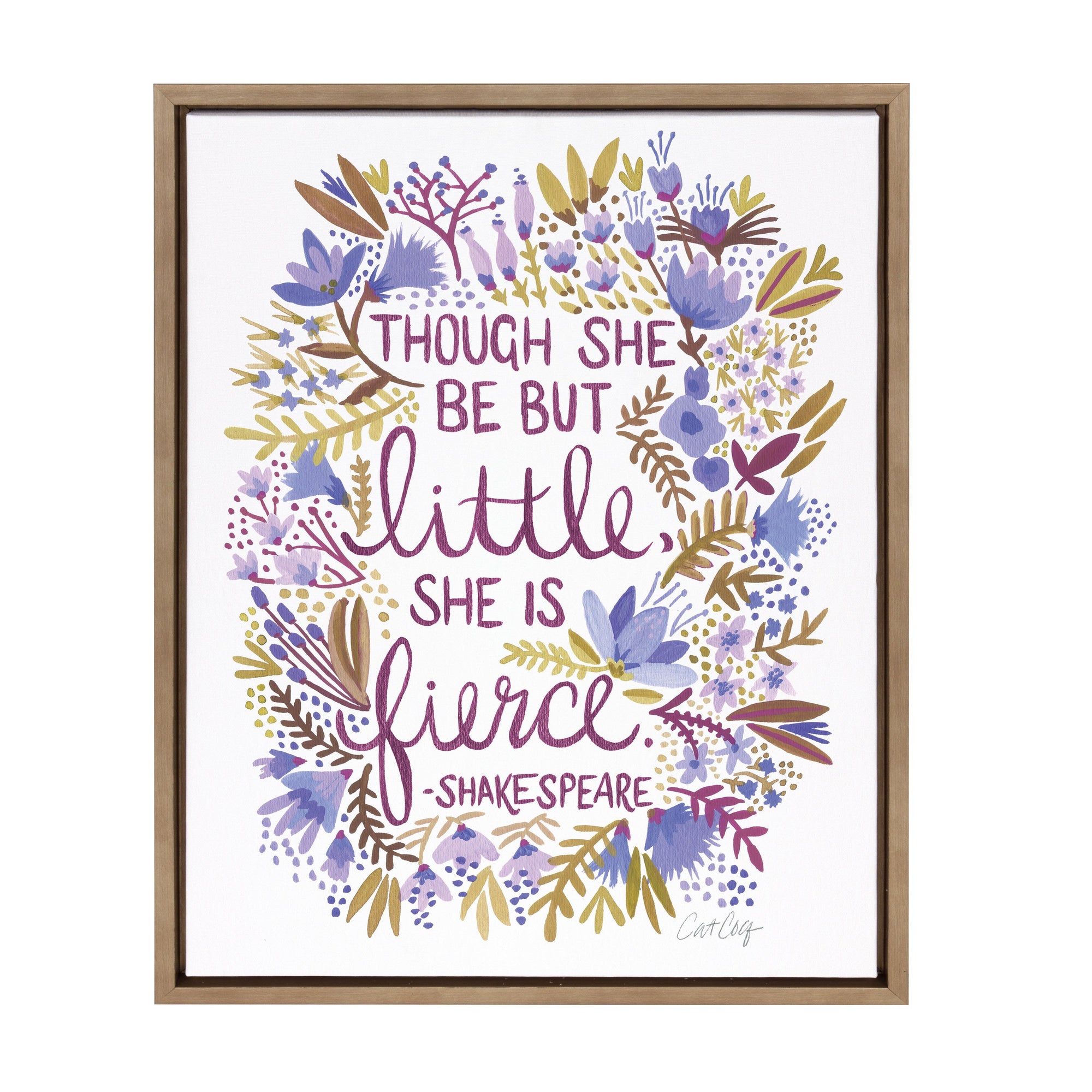 Sylvie Fierce Framed Canvas by kateandlaurel - product image 8 for Resin Society