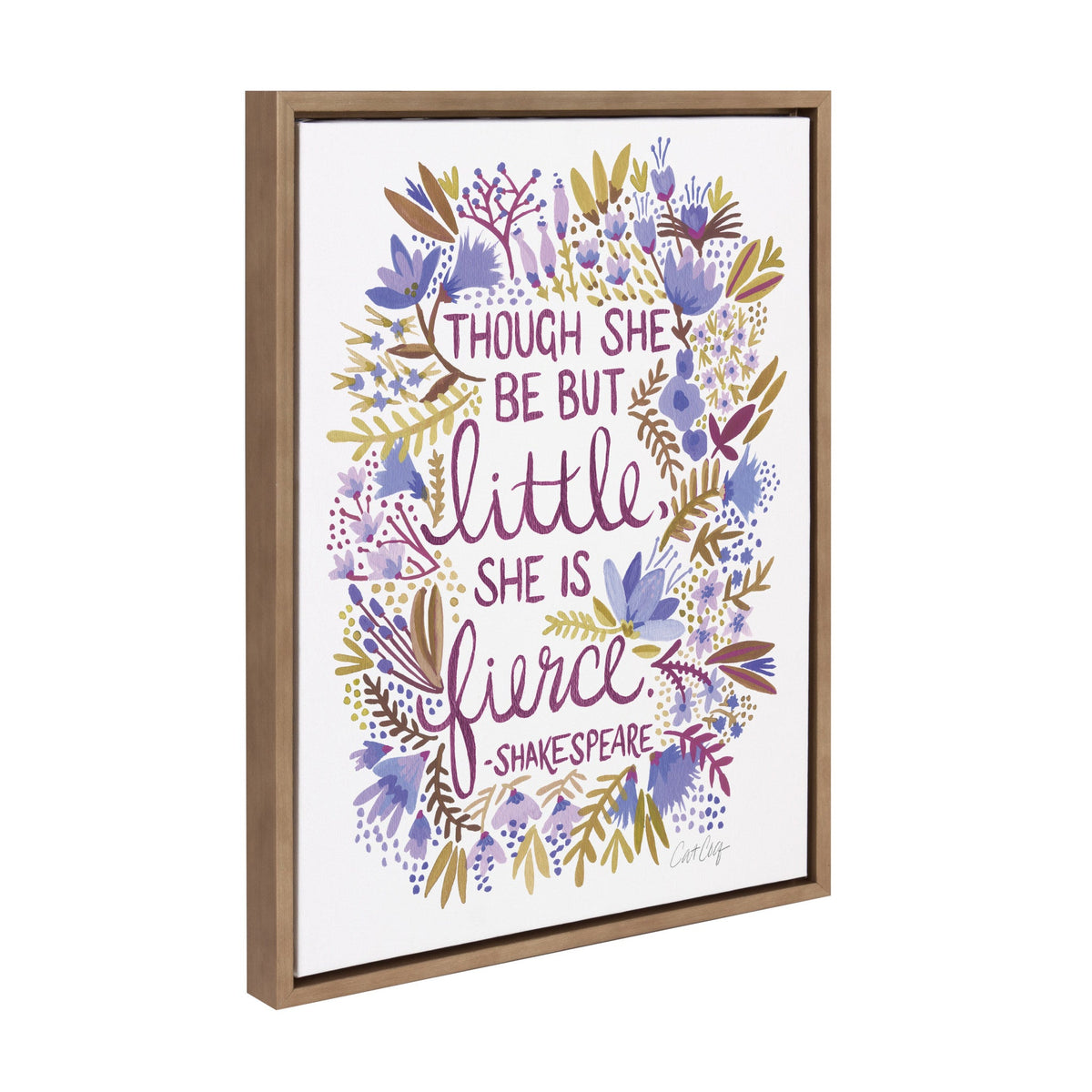 Sylvie Fierce Framed Canvas by kateandlaurel - product image 2 for Resin Society