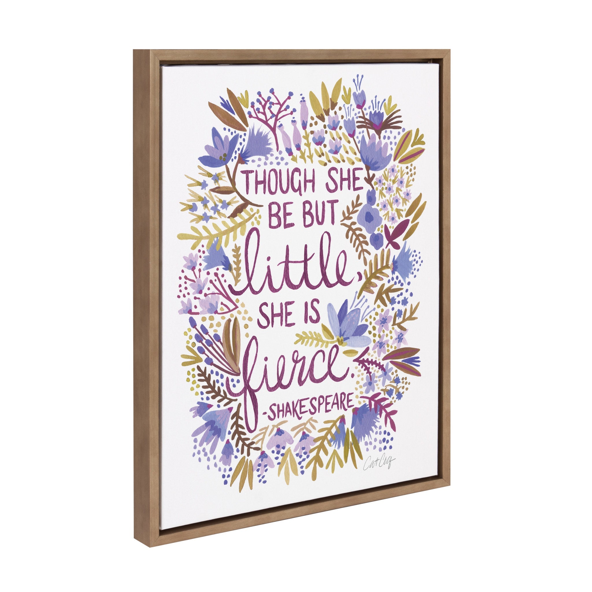 Sylvie Fierce Framed Canvas by kateandlaurel - product image 2 for Resin Society