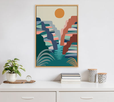 Sylvie Grand Canyon Framed Canvas by Rachel Lee
