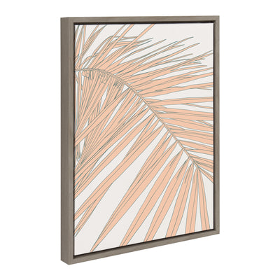 Sylvie Palms Framed Canvas by kateandlaurel - product image 2 for Resin Society