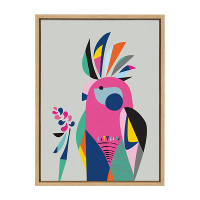 Sylvie Galah Framed Canvas by kateandlaurel - product image 2 for Resin Society