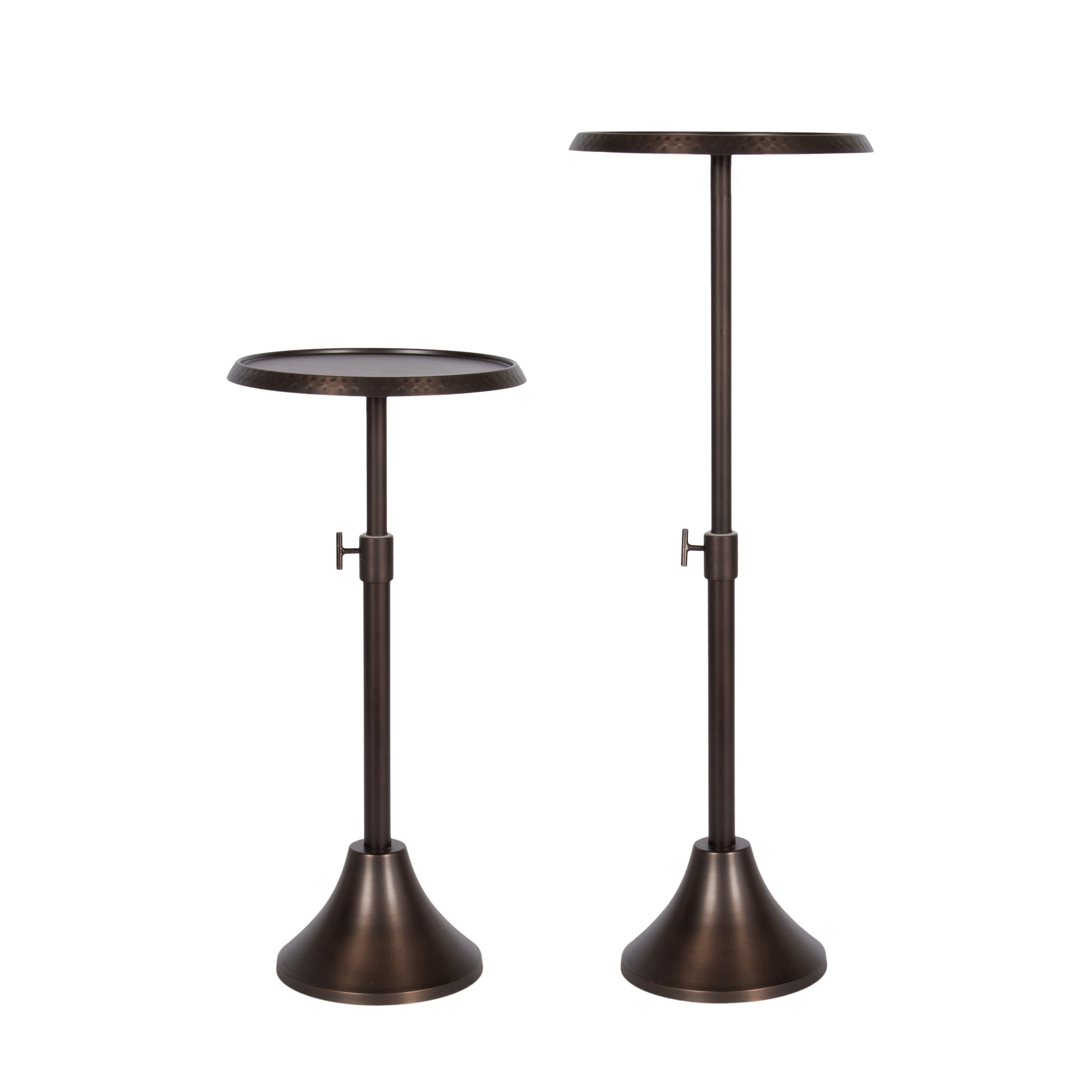 Sanzo Adjustable Metal Drink Table