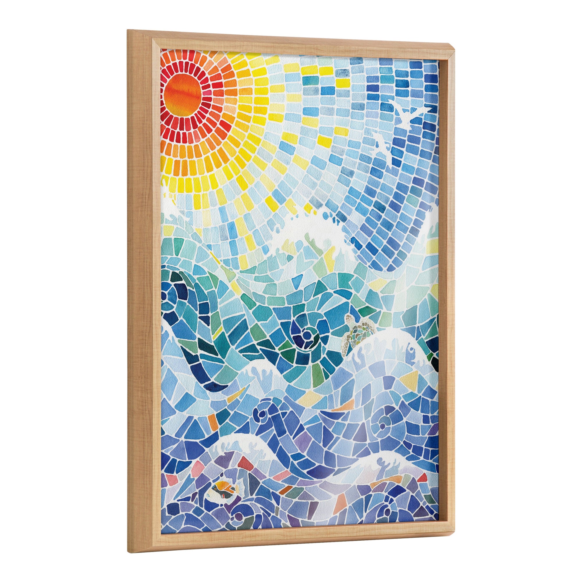 Blake It’s a Beautiful Life Framed Printed Glass by kateandlaurel - product image 7 for Resin Society
