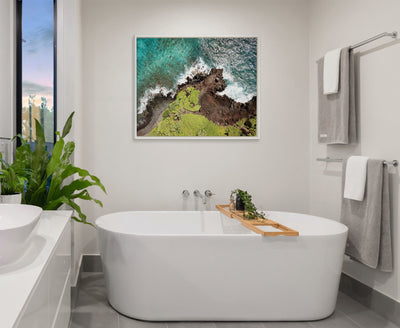 Sylvie Going back to Maui Framed Canvas by kateandlaurel - product image 6 for Resin Society