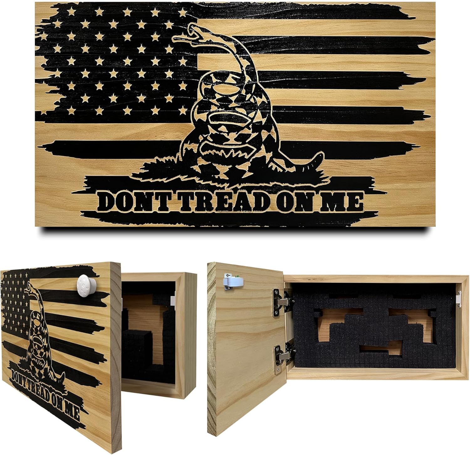 Dont Tread on Me Concealment Shelf by Bellewood Designs - main product image for Resin Society