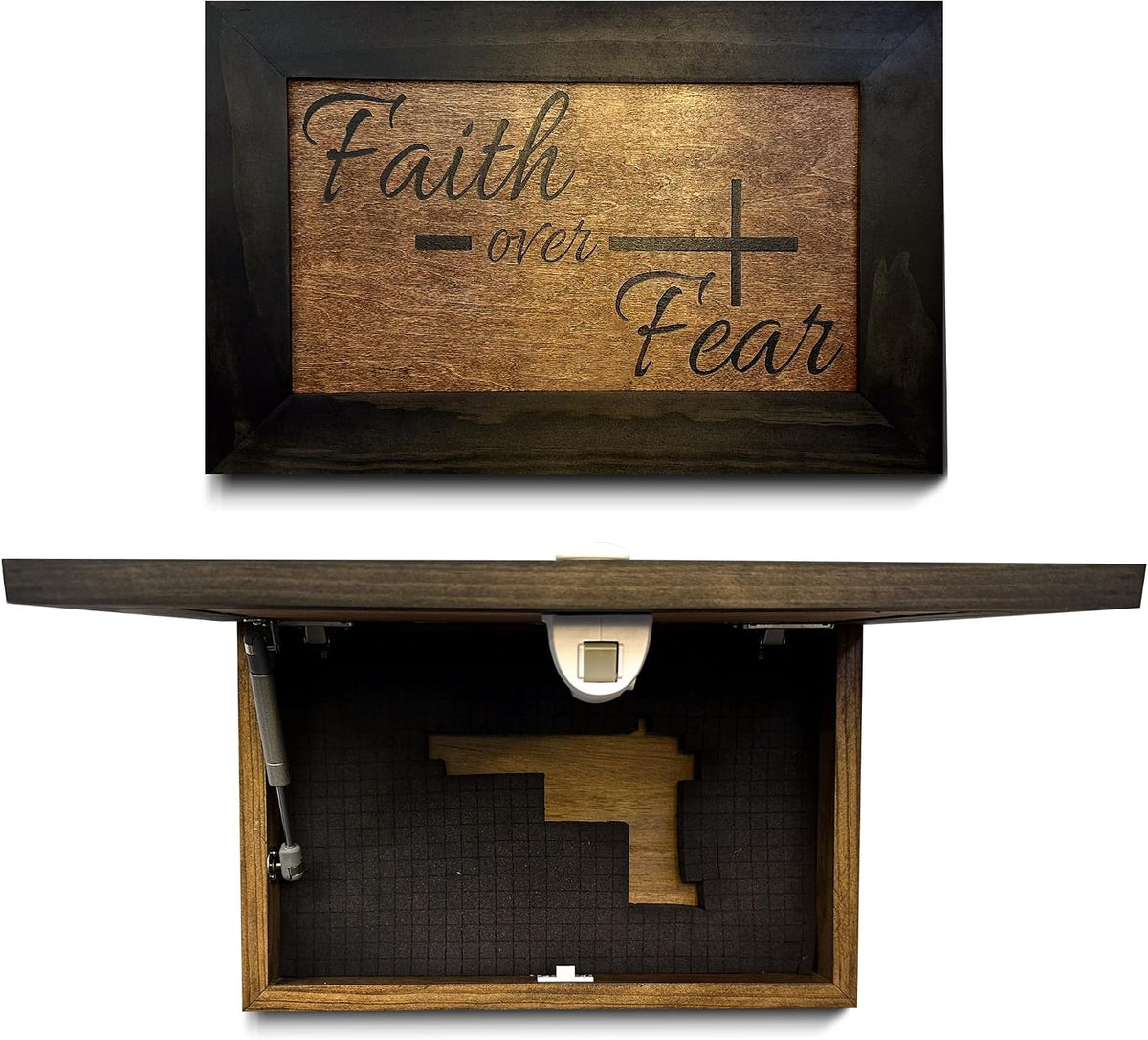 Hidden Gun Storage Cabinet by Bellewood Designs - main product image for Resin Society
