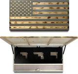 Large American Flag Gun Safe by Bellewood Designs - main product image for Resin Society