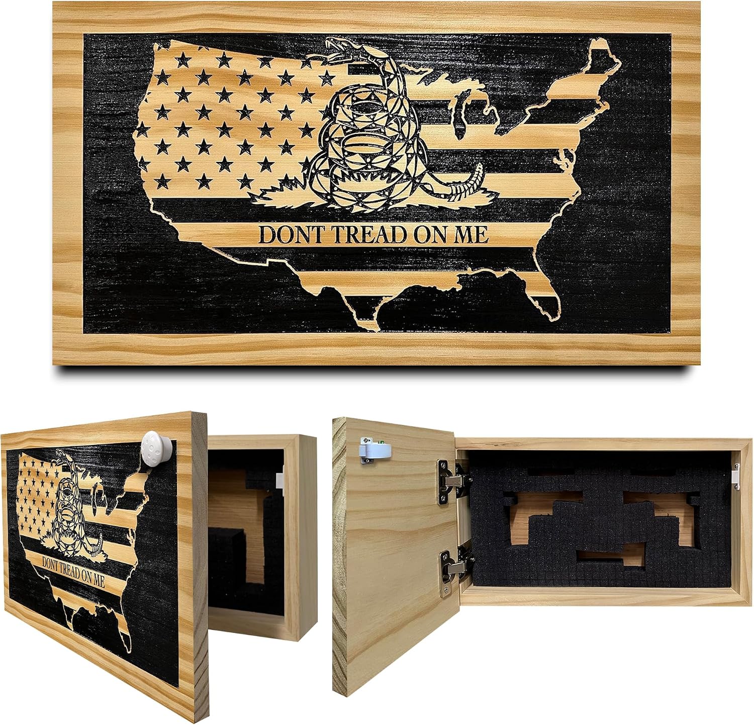 Dont Tread on Me Concealment Shelf by Bellewood Designs - main product image for Resin Society