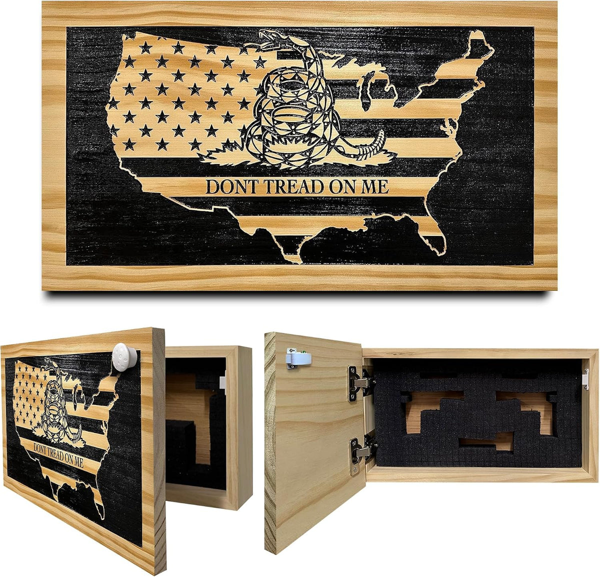 Dont Tread on Me Concealment Shelf by Bellewood Designs - main product image for Resin Society