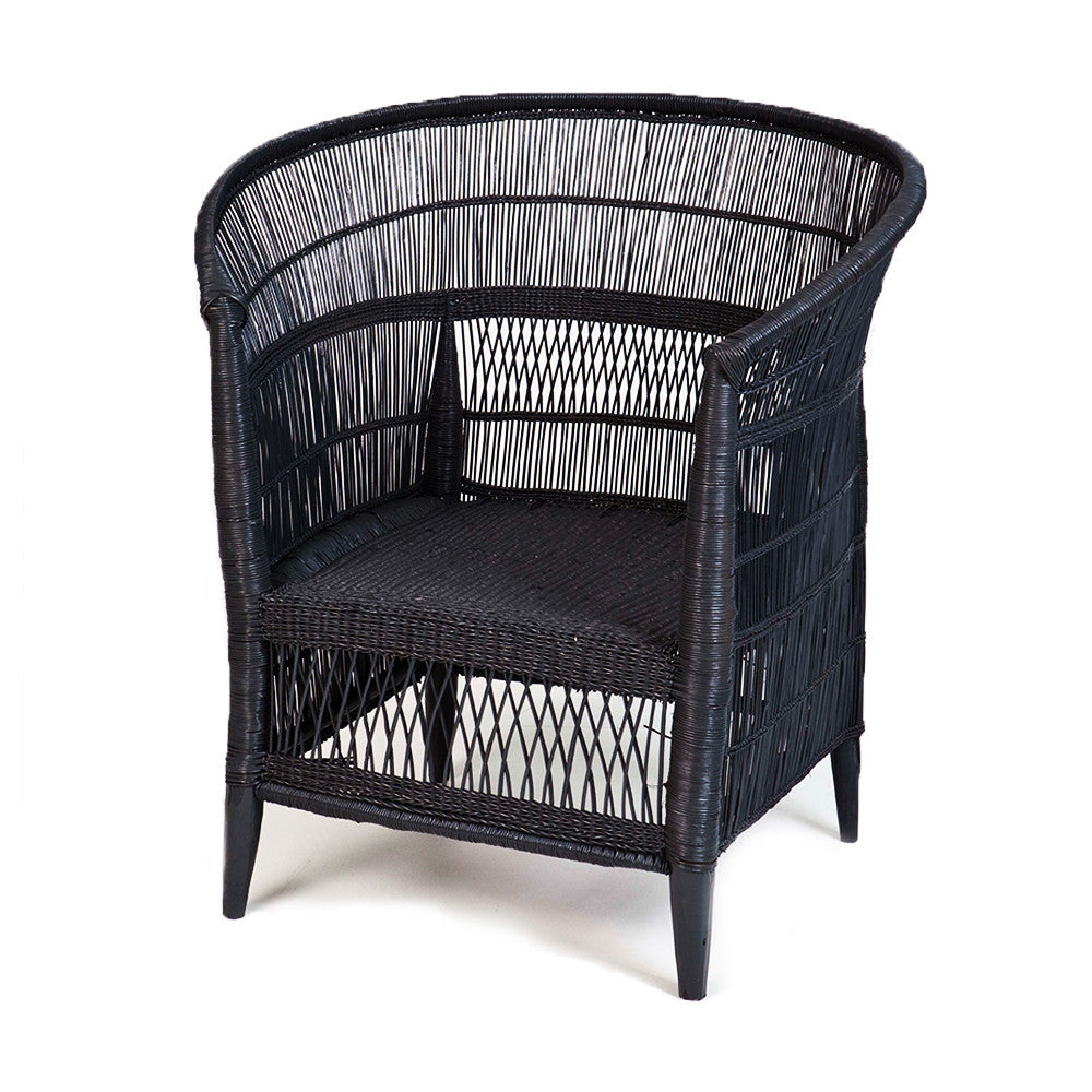 Malawi Cane Chair - Black by Mbare Ltd - product image 2 for Resin Society