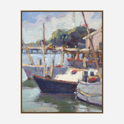 Marina Artist Enhanced Canvas Print by John Beard Collection - product image 8 for Resin Society